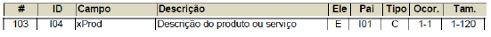 Código do produto - Complemento sem produto